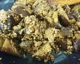 お酢入り★なすと豚ひき肉の旨味炒め♪作り方6写真