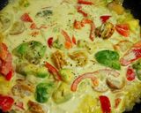 ホタテとアボカドのこだわりクリームパスタ作り方7写真