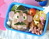 簡単キャラ弁☆トイストーリーポテトヘッド作り方1写真