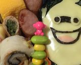 お弁当に、可愛い枝豆＆コーンピック作り方1写真