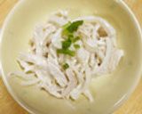 鶏肉と玉ねぎで♫わさびマヨ醤油サラダ作り方6写真