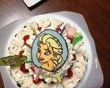 子供の誕生日にキャラチョコプレート作り方8写真