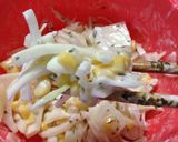 玉ねぎとコーンだけのミニかき揚げ☆お弁当作り方3写真