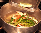 香り箱と豆腐のつみれ　お吸い物作り方5写真