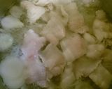 暖まる！カボチャと豚肉のカレーうどん作り方6写真