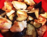 鳥と茄子の煮浸し作り方6写真