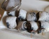 トマトソースで*さんまのロール焼き*作り方5写真