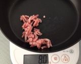 離乳食中期 野菜とひき肉のスープ作り方1写真