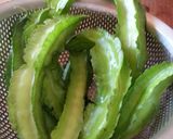 なにこれ？四角いよ！四角豆とツナのサラダ作り方1写真