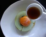 簡単♪レンジDE♪月見＊たまねぎ作り方5写真