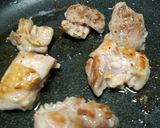 ねぎと水菜のチキンきのこパスタ(和風)作り方3写真