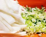 大根と挽肉の炒め煮作り方1写真