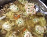 野菜たっぷり鶏肉団子スープ作り方4写真