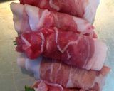 豚肉のしそ梅巻き作り方3写真
