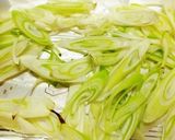 鶏胸肉と長ネギの味噌和え作り方3写真