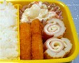 お弁当のおかずに！ちくわのハムチーズ巻き作り方5写真
