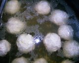 《肉団子と白菜のスープ》作り方4写真