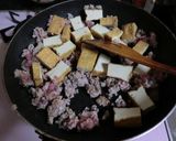 厚揚げとひき肉の甘辛オイスター炒め作り方3写真