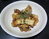 厚揚げとひき肉の甘辛オイスター炒め作り方6写真