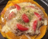 かぼちゃとひき肉のチーズ蒸し作り方6写真
