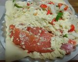 とろふわ鮭のパイ包み焼き　柿マヨドレ作り方4写真