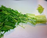 フレンチドレッシングで♥水菜のサラダ作り方1写真
