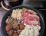 胡麻香る とろふわ味噌豆乳鍋作り方2写真