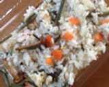 炊飯器で簡単！山菜おこわ作り方6写真