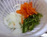 厚揚げの甘酢野菜あんかけ作り方1写真