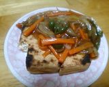 厚揚げの甘酢野菜あんかけ作り方6写真