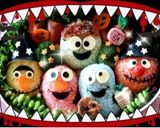 ハロウィン☆セサミストリート☆キャラ弁作り方6写真