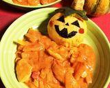 ハロウィンに☆オムライス豆乳トマトソース作り方11写真