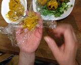 かまぼことかぼちゃのハロウィンサラダ作り方3写真