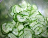 胡瓜と柴漬けの酢の物作り方1写真