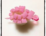 ❀赤かまぼこのお花❀《お弁当》作り方3写真