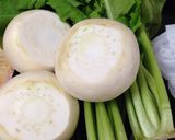 かぶ&豚バラ煮付け作り方1写真