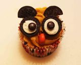 ＜ハロウィン＞フクロウのカップケーキ ♪作り方28写真