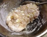 厚揚げと鶏だんごの煮物作り方1写真