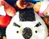 キャラ弁妖怪 おにぎり侍 簡単こまじろう作り方1写真
