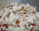 栄養おにぎり！きんぴらごぼうのおにぎり作り方2写真