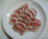 ﾆﾝﾆｸたっぷり～マグロのたたき♪作り方2写真