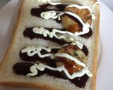 たこ焼きトーストサンド作り方1写真
