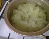 余りキャベツで簡単♪キャベツのお味噌汁作り方2写真
