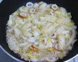 ✿くたくた白菜とツナのピリ辛豆乳汁✿作り方5写真