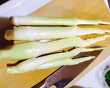 秋の旬野菜 マコモタケとピーマンの炒め作り方2写真
