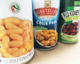 白インゲン豆達と玉葱ドレッシングのサラダ作り方1写真