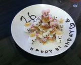チョコあんぱんタワーでバースデー作り方9写真