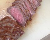 今日はご馳走よっ 牛のタタキ作り方4写真