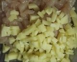 大人気♡カリカリもっちり鶏むねポテト作り方2写真