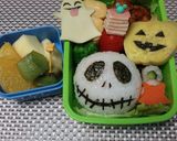 お弁当に☆ジャックのハロウィンおにぎり☆作り方8写真